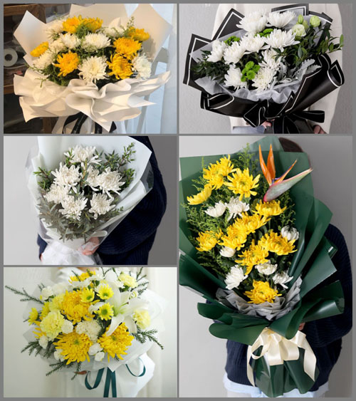 贵州毕节市织金县金龙乡中坪村白事花束代送